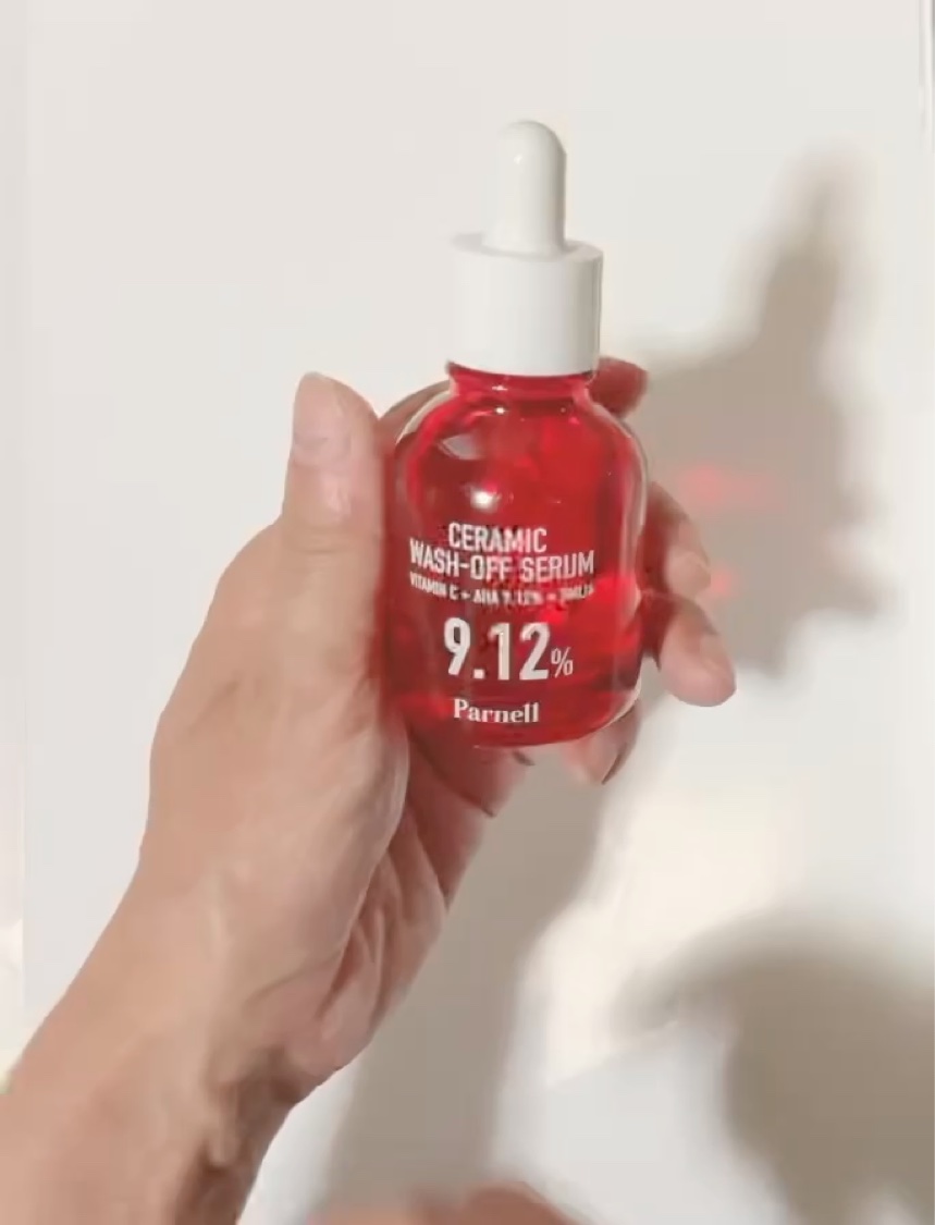 AHA 9.12 オミジャ 陶器肌 ウォッシュオフ セラム/parnell/美容液を使ったクチコミ（3枚目）