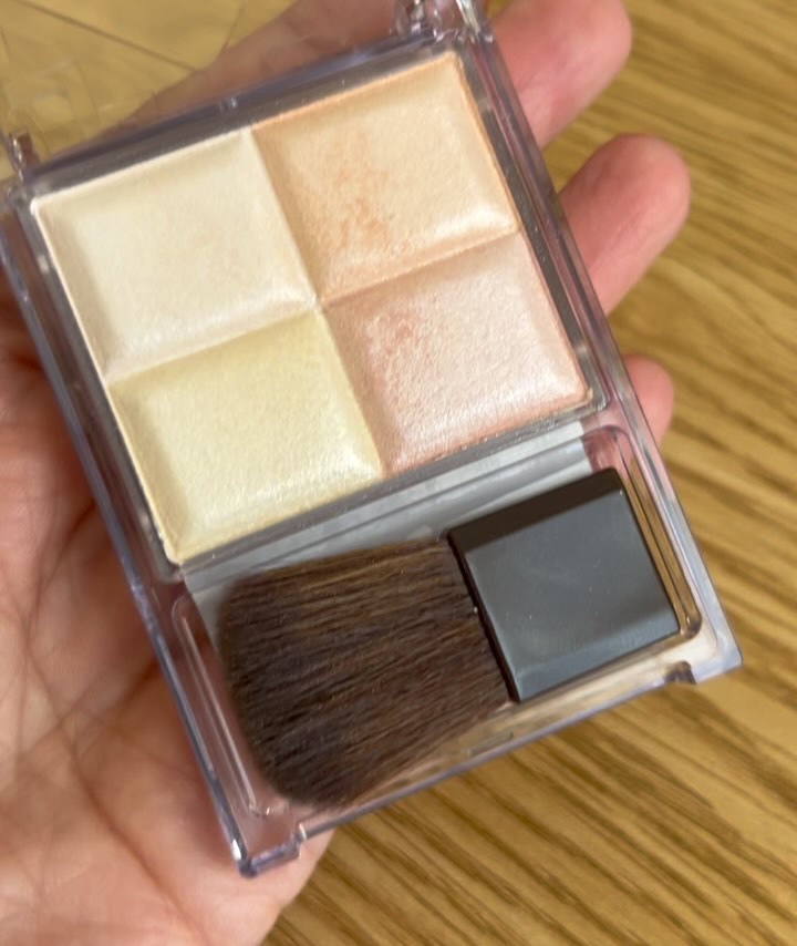 ミックスカラーチーク/CEZANNE/パウダーチークを使ったクチコミ（3枚目）