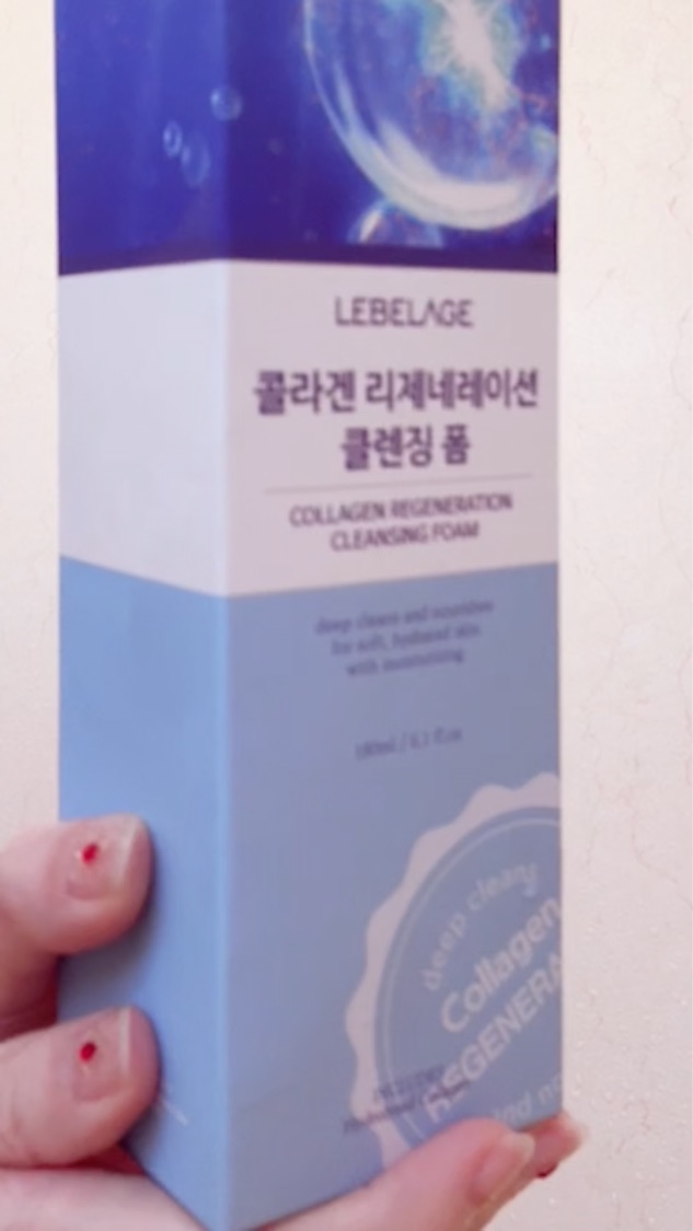 コラーゲンクレンジングフォーム/LEBELAGE/洗顔フォームを使ったクチコミ（2枚目）