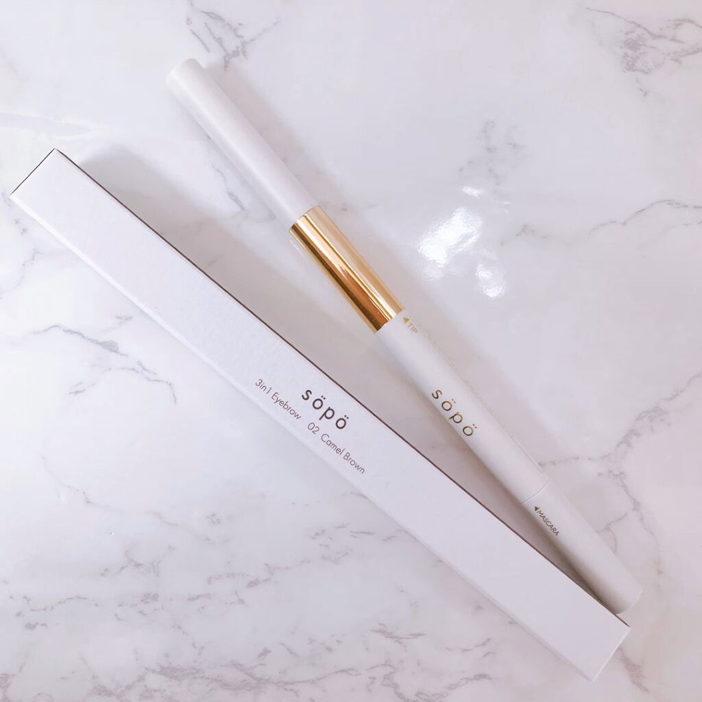 3 in 1 アイブロウ/sopo/アイブロウペンシルを使ったクチコミ（1枚目）