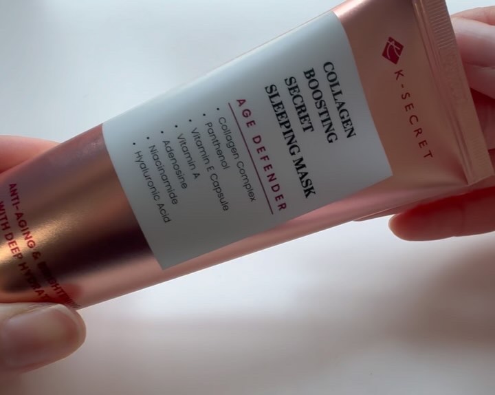 コラーゲンブースティング・シークレット スリーピングマスク/K-SECRET/フェイスクリームを使ったクチコミ（3枚目）