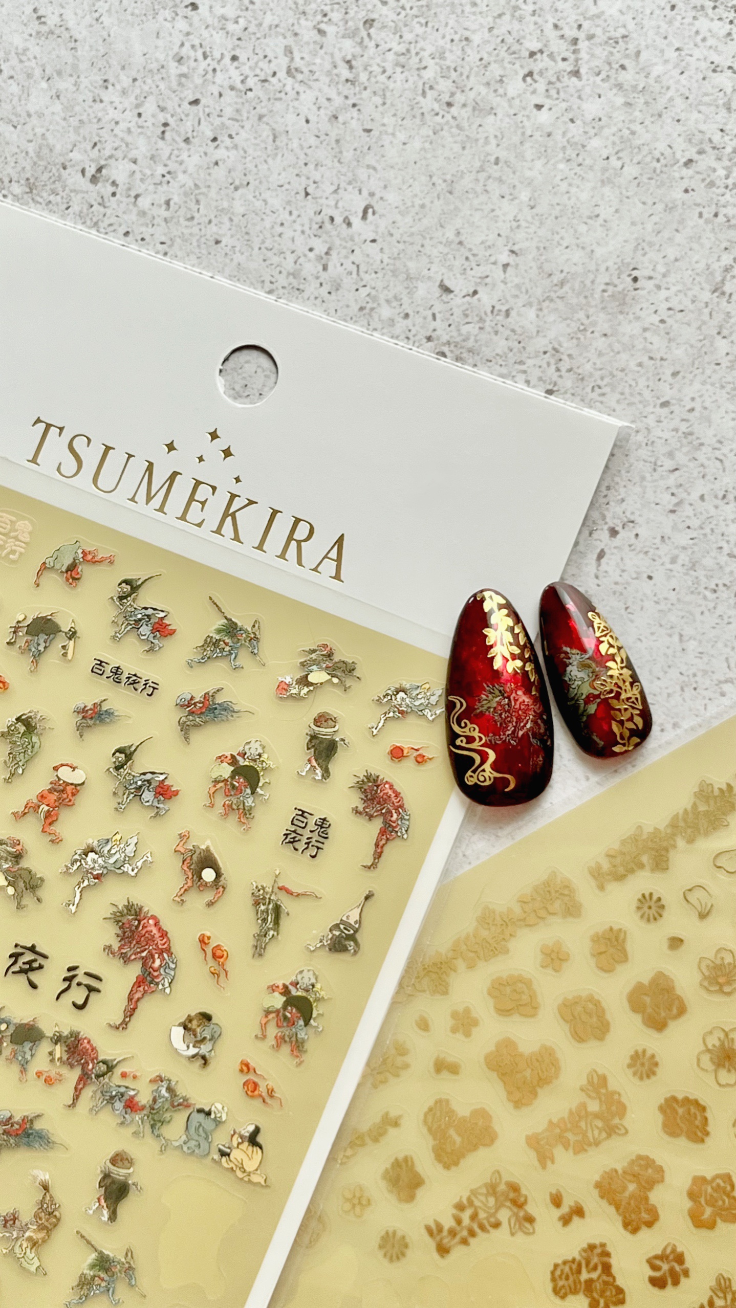 👹🏮🦊🎇

••┈┈┈┈••

TSUMEKIRA

【NN-HKY-001】
妖怪百鬼夜行

••┈┈┈┈••

◎その他の使用アイテム

TSUMEKIRA
・アートホイル 
 Fumiセレクト stella gold(ステラゴ