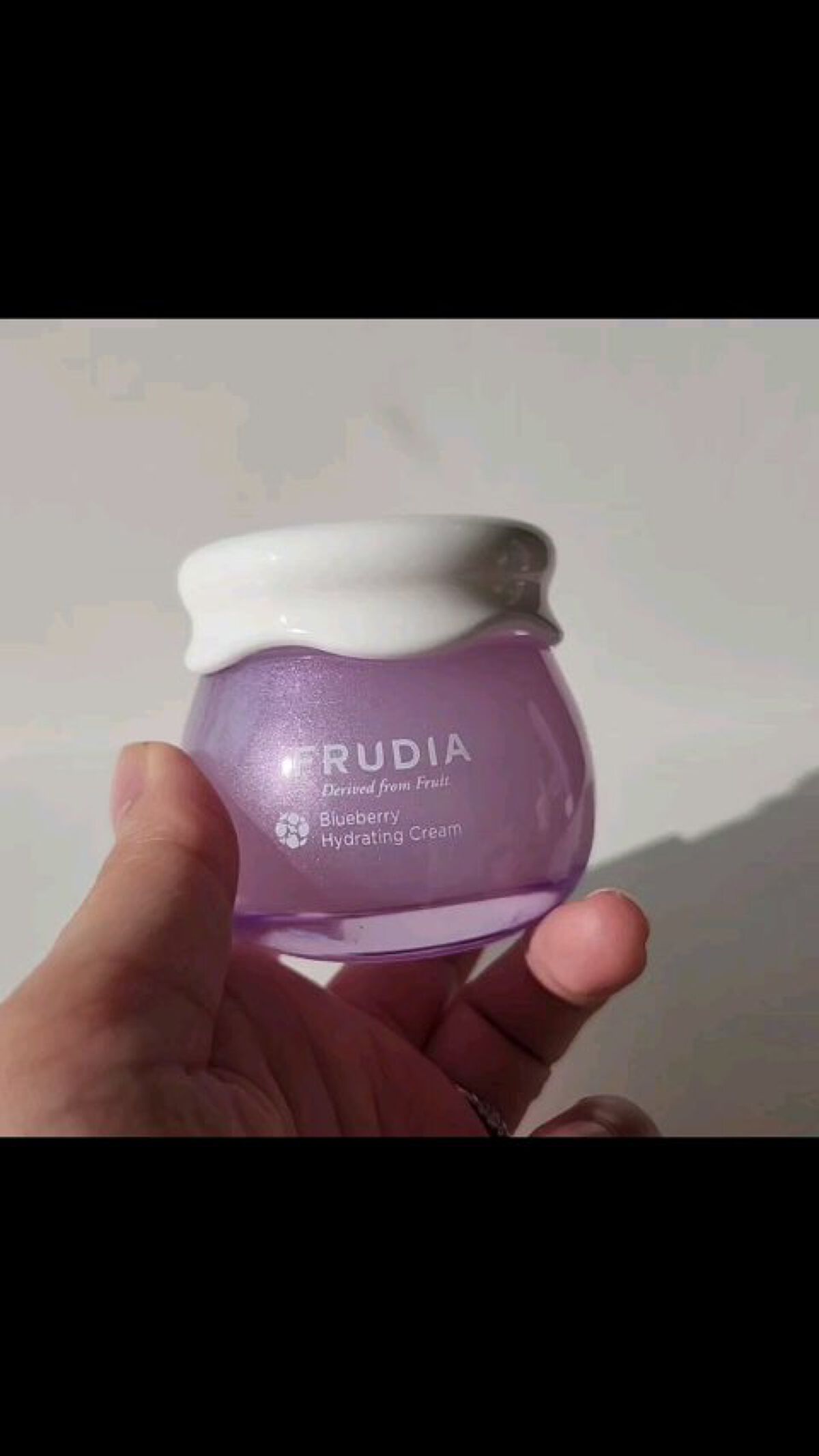 ブルーベリーハイドレイティングクリーム/FRUDIA/フェイスクリームを使ったクチコミ（1枚目）