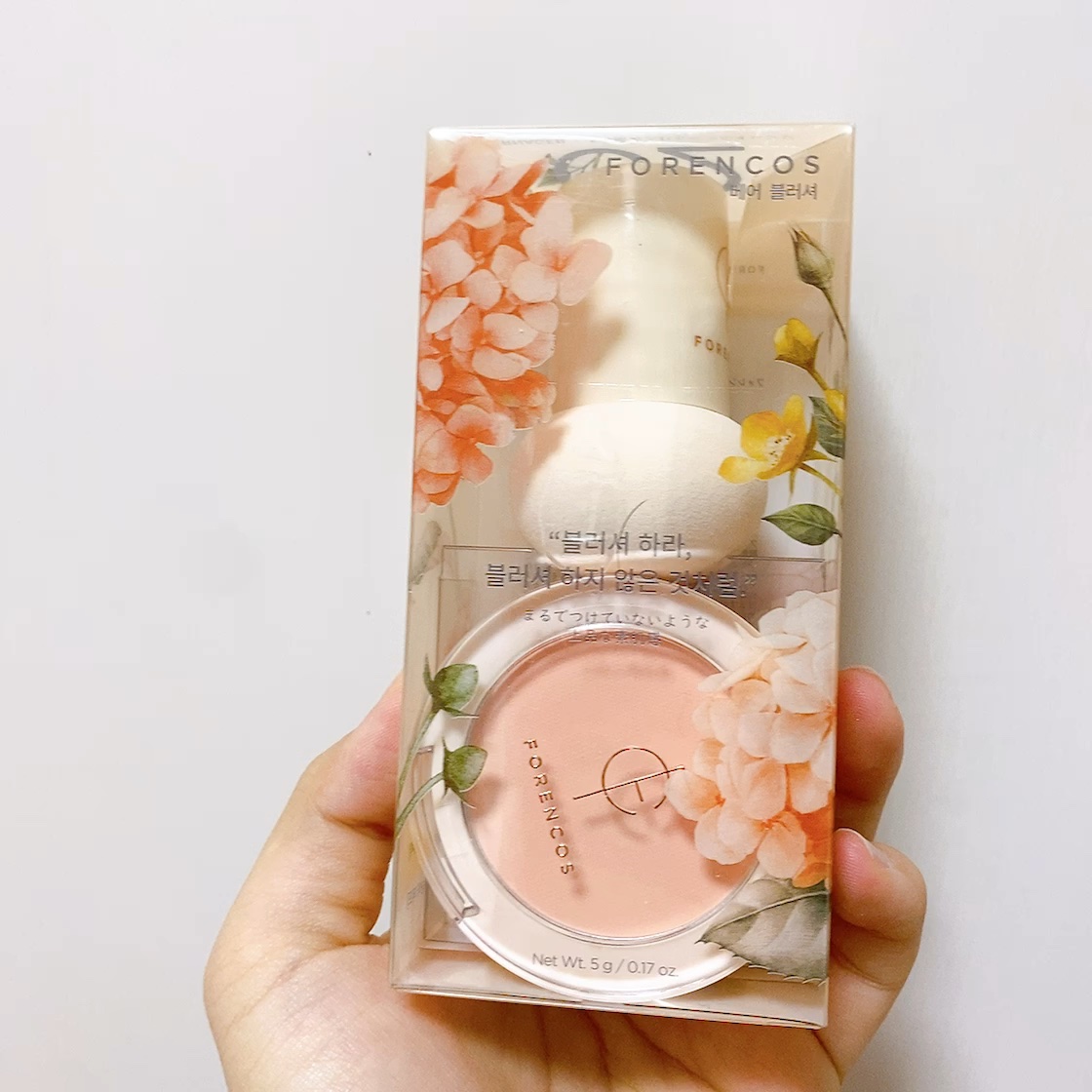 ベアブラッシャー パフ付き/フォレンコス/パウダーチークの動画クチコミ4つ目