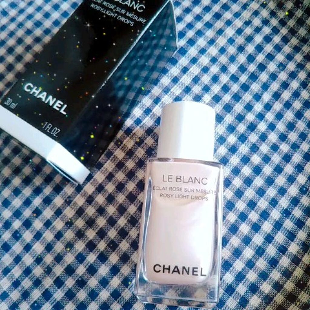 ル ブラン ロージー ドロップス/CHANEL/リキッドハイライトを使ったクチコミ（1枚目）