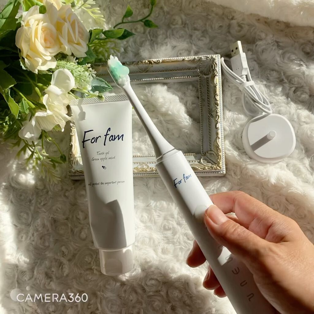 ソニック トゥースブラシ/For fam/電動歯ブラシの動画クチコミ4つ目