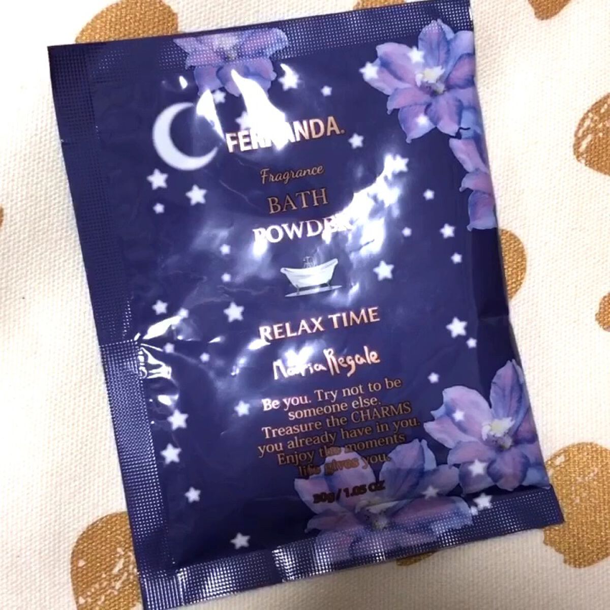 Fragrance Bath Powder 30g(Maria Regale)/フレグランスバスパウダー30g(マリアリゲル)/フェルナンダ/入浴剤の動画クチコミ1つ目