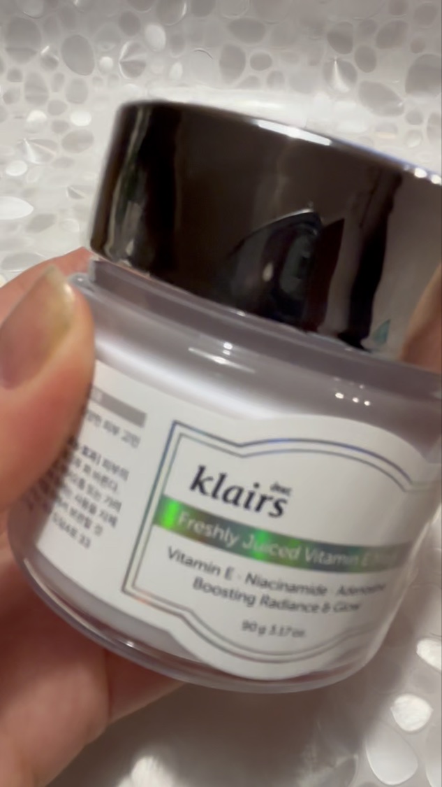 フレッシュリージュースドビタミンEマスク(90g)/Klairs/フェイスクリームを使ったクチコミ（2枚目）