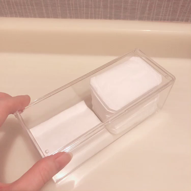 フタ付きクリアケース/DAISO/その他を使ったクチコミ(2枚目)