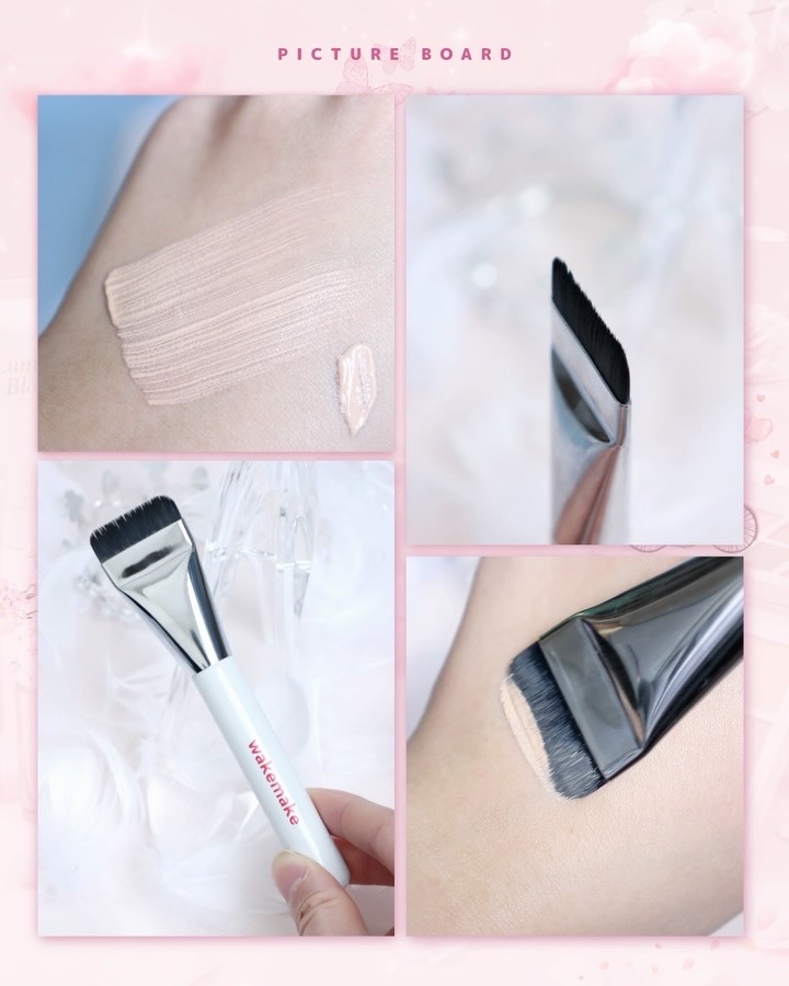 Spatula Wide Foundation Brush/wakemake/メイクブラシの動画クチコミ3つ目