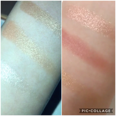 Pop Goes The Glow Champagne Pop Face & Eye Palette  /BECCA/メイクアップキットを使ったクチコミ（2枚目）