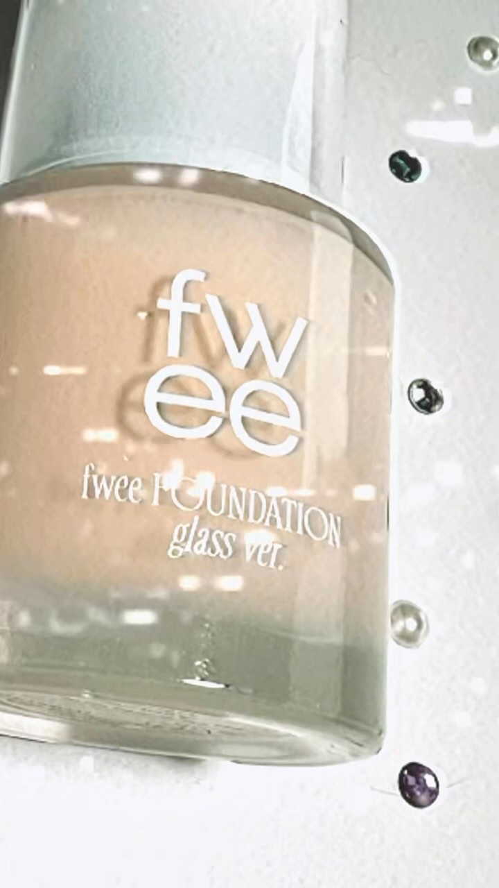 フィーファンデーションガラス/fwee/リキッドファンデーションを使ったクチコミ（1枚目）