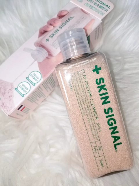 ピンククレイ酵素クレンザー/SKIN SIGNAL/洗顔パウダーを使ったクチコミ（1枚目）