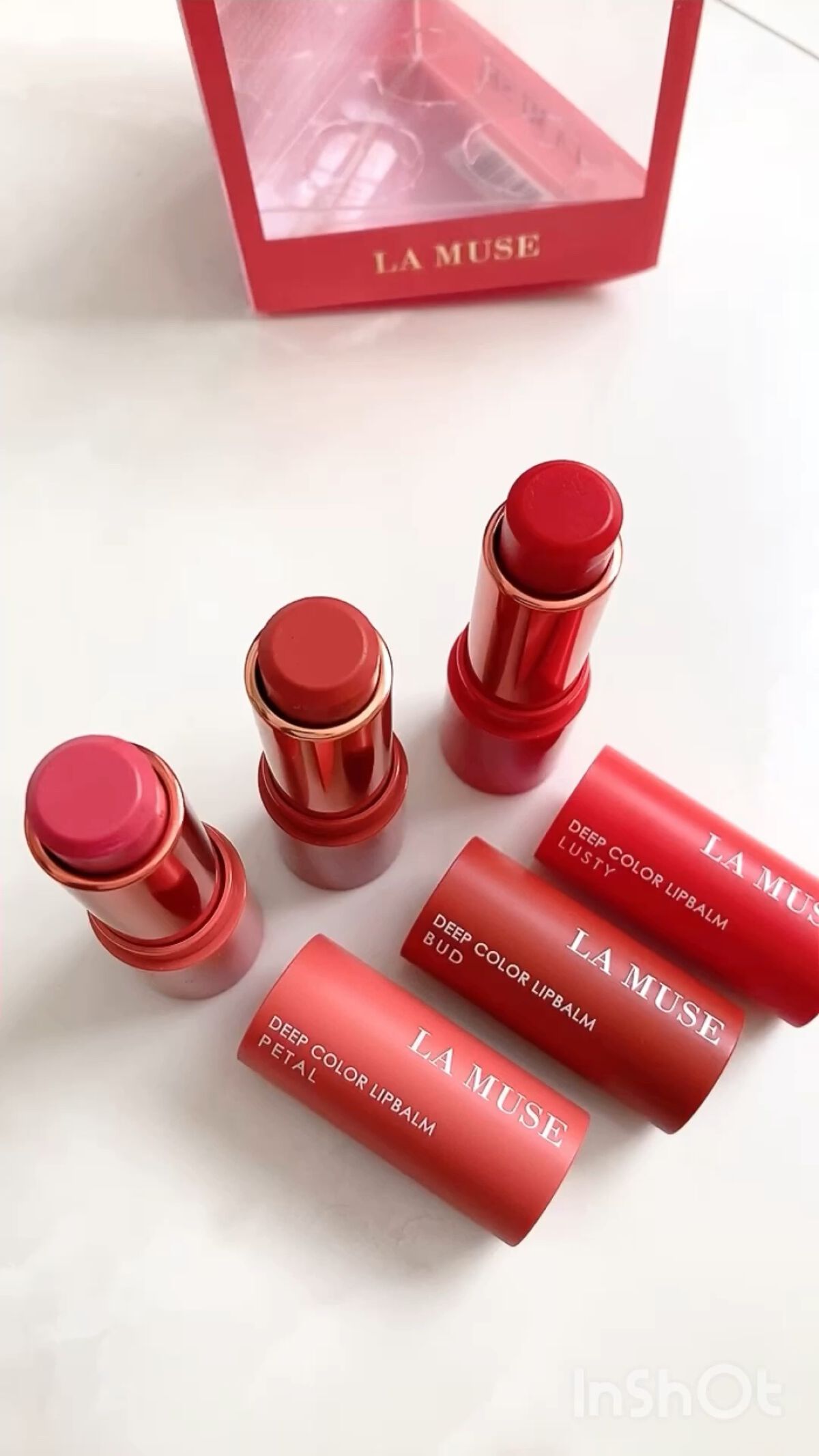 ディープカラー リップバーム/ラミューズ/リップバームの動画クチコミ2つ目