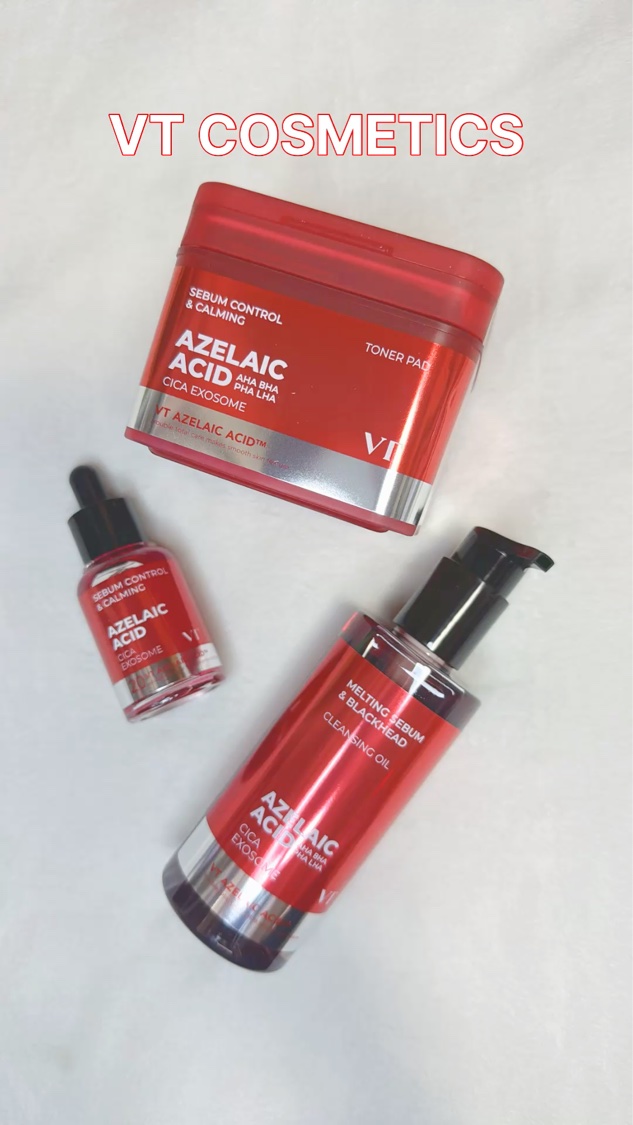 VT COSMETICS

◆ニキビ&皮脂ケアアゼライン酸セット◆

●AZ CARE CLEANSING OIL
●AZ CARE TONER PAD
●A1 CALMING AMPOULE

@vtcosmetics_japan

●A