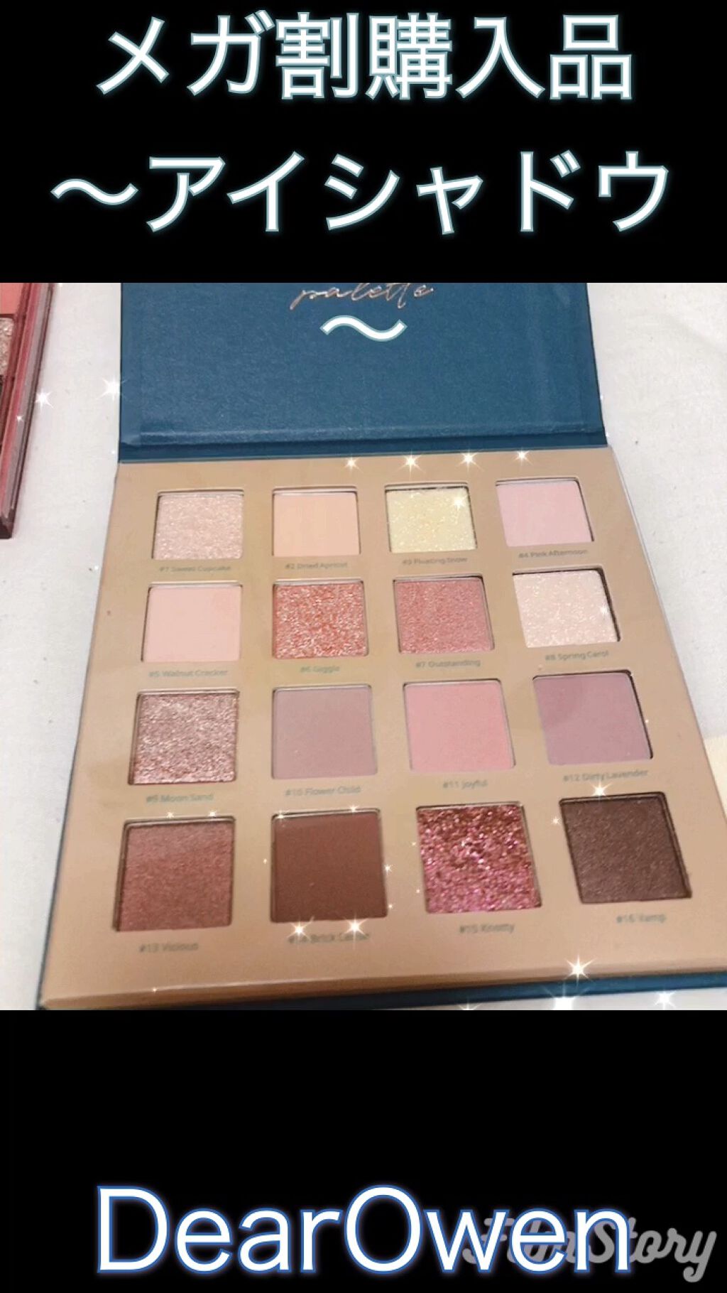 Blaze & Glaze Shadow Palette/Dear.own/アイシャドウパレットを使ったクチコミ（1枚目）