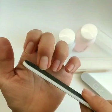 TOP GEL POLISH/GRANJE/ネイルトップコート・ベースコートの動画クチコミ3つ目