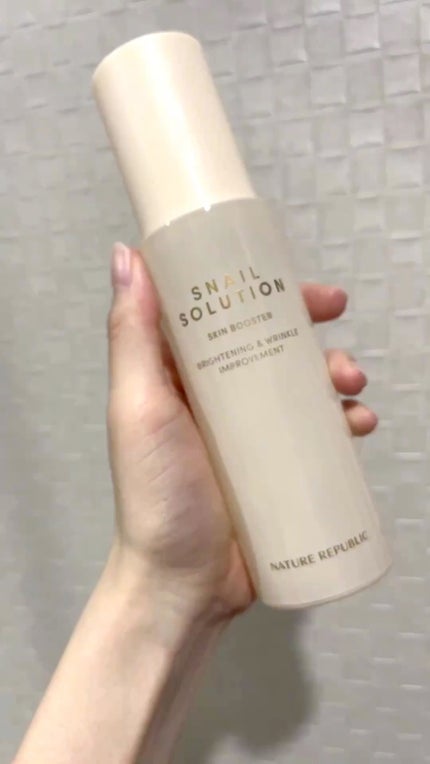 スネイルソリューション スキンブースター(R)/ネイチャーリパブリック/ブースター・導入液の人気ショート動画