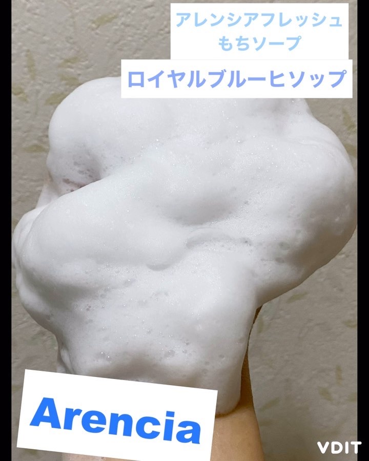 アレンシアフレッシュもちソープ「ロイヤルブルーヒソップ」/アレンシア/その他洗顔料の動画クチコミ3つ目