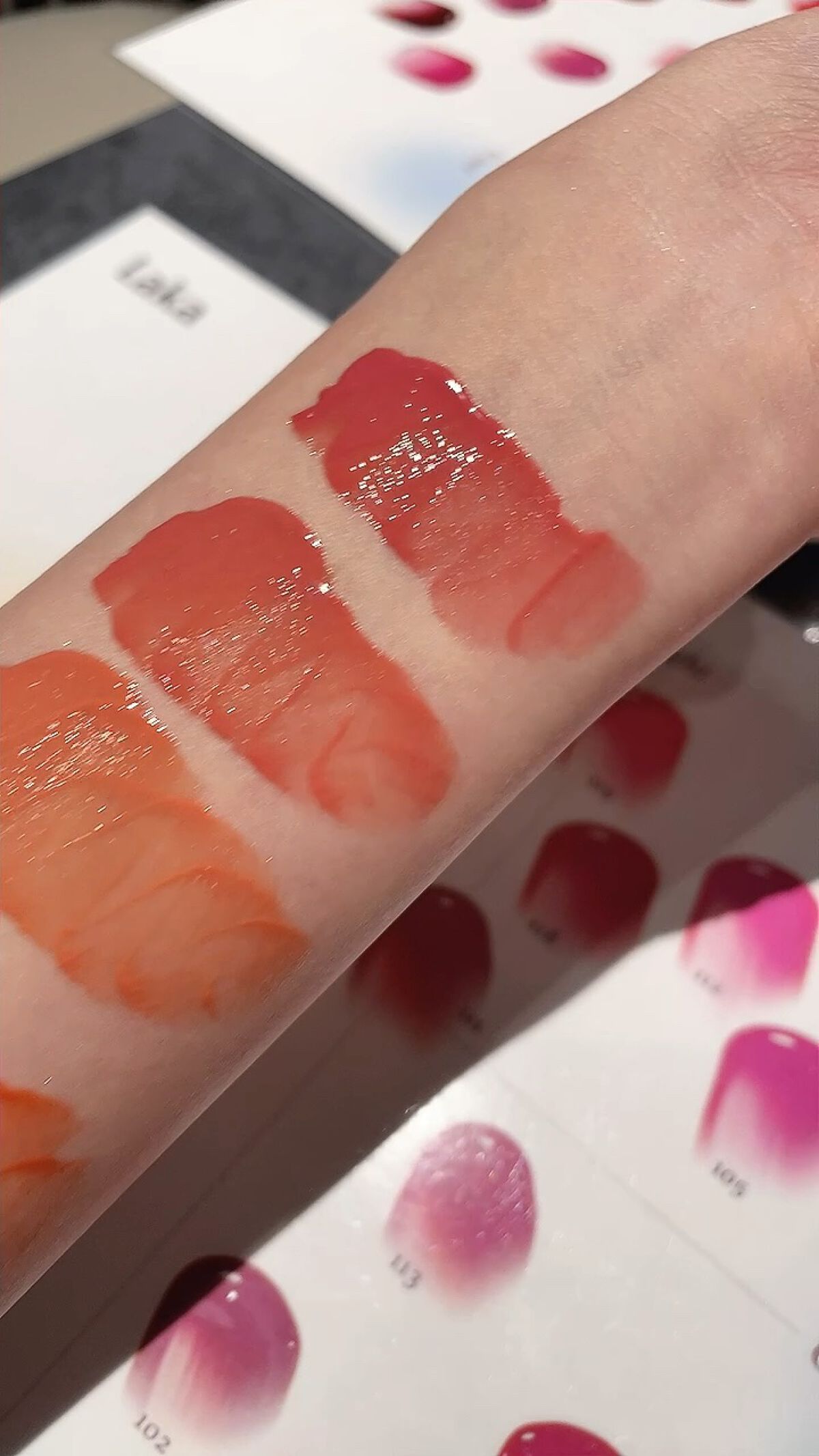 フルーティーグラムティント/Laka/リップティントを使ったクチコミ（1枚目）