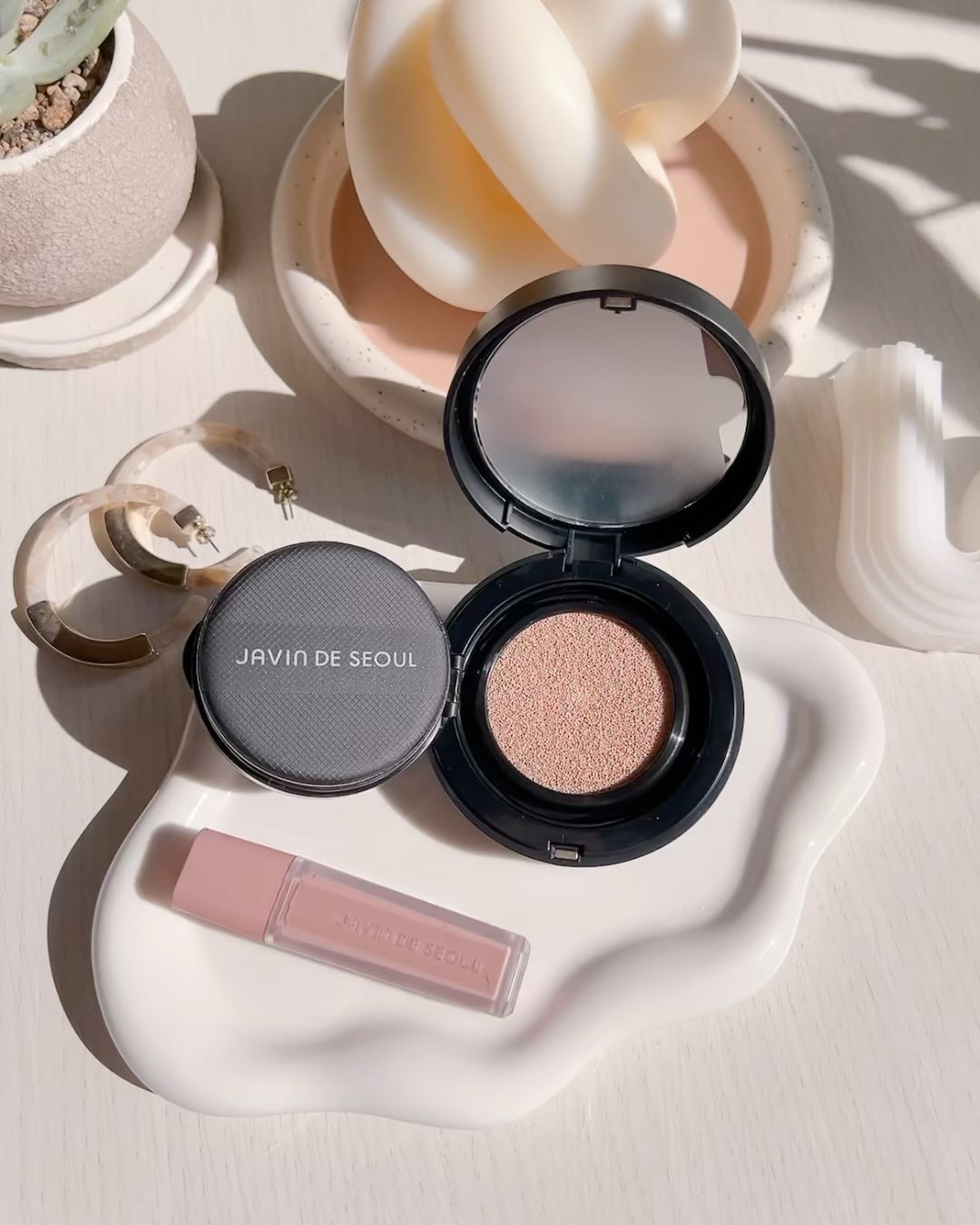 ジャビンドゥソウル ウインクファンデーションパクト/Javin De Seoul/クッションファンデーションを使ったクチコミ（2枚目）