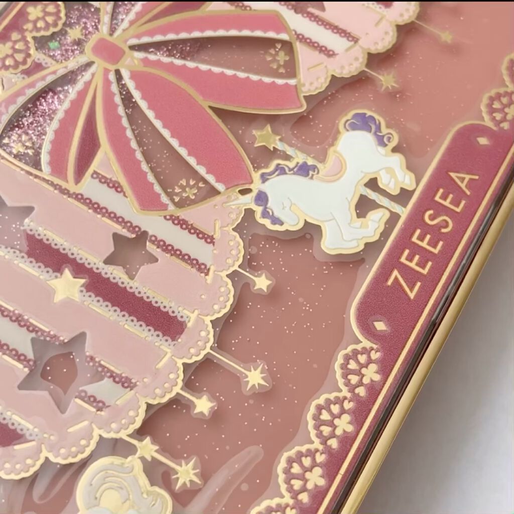 アリスドリームランドシリーズ 12色アイシャドウパレット（ZEESEA×大英博物館）/ZEESEA/アイシャドウパレットを使ったクチコミ（3枚目）