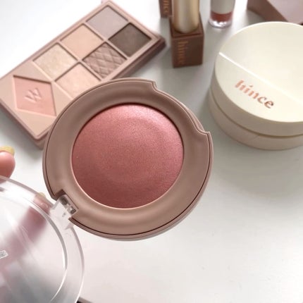 トゥルーディメンショングロウチーク/hince/パウダーチークを使ったクチコミ(2枚目)