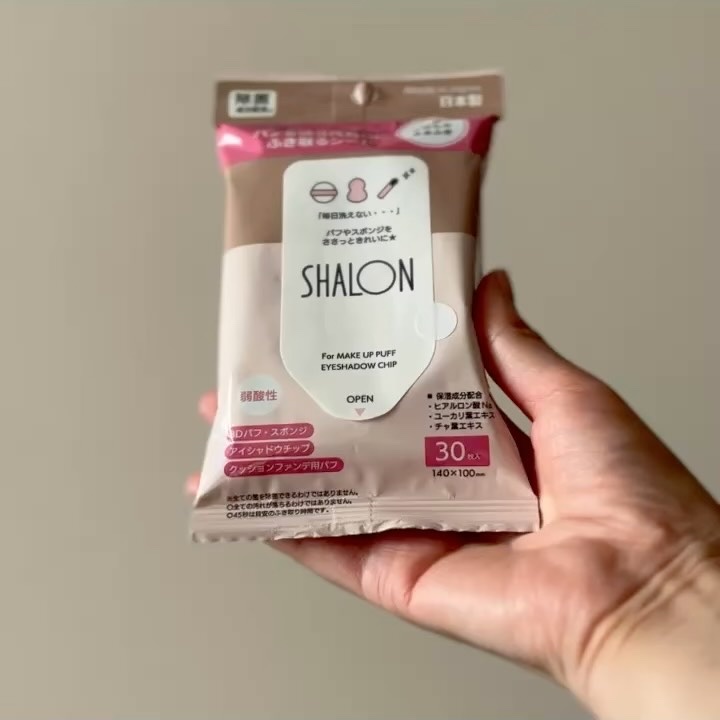 シャロン　パフを洗う代わりにふき取るシート/シャロン/その他化粧小物を使ったクチコミ（3枚目）