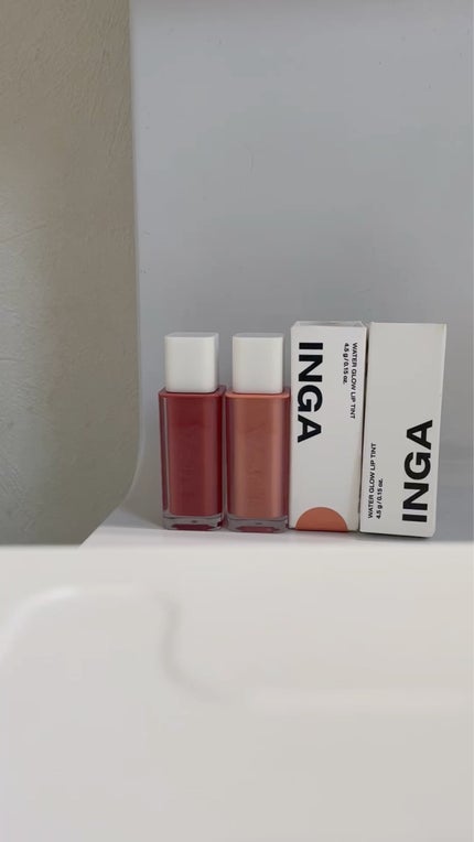 ウォーターグローリップティント/INGA/リップティントを使ったクチコミ(2枚目)