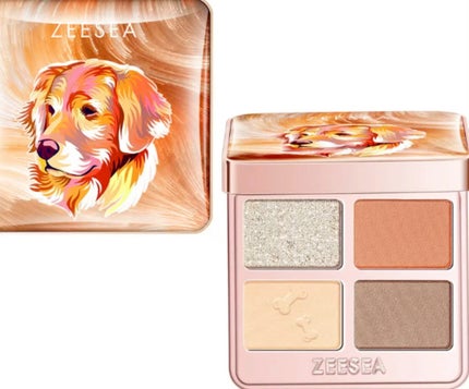 アニマルアイシャドウ(4シェード)/ZEESEA/アイシャドウパレットの人気ショート動画