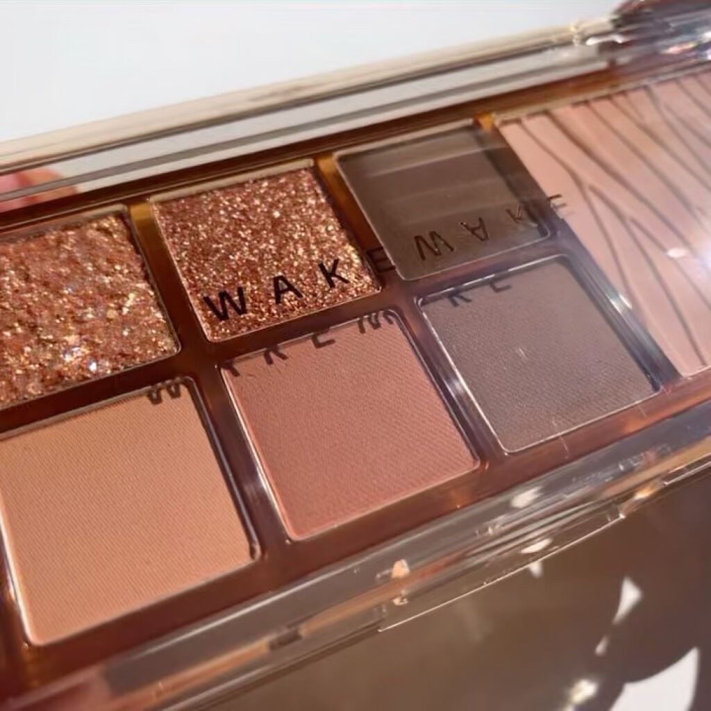 ミックスブラーリングアイパレット/wakemake/マルチパレットを使ったクチコミ（3枚目）