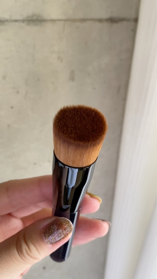 ファンデーション ブラシ 131　（専用ケース付き）/SHISEIDO/メイクブラシを使ったクチコミ（3枚目）