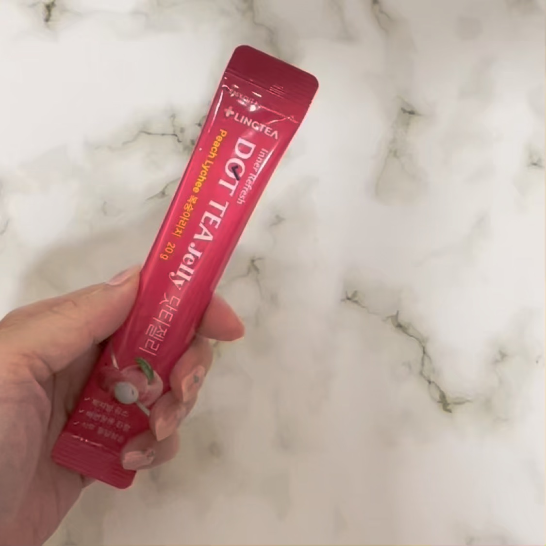 ドットティーゼリー/LINGTEA/ボディサプリメントの動画クチコミ1つ目