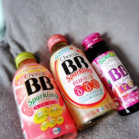 チョコラBBスパークリング/チョコラBB/美容ドリンクを使ったクチコミ（1枚目）