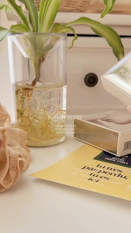 ノートレースシースルーセッティングパウダー/FUNNY ELVES方里/プレストパウダーの人気ショート動画