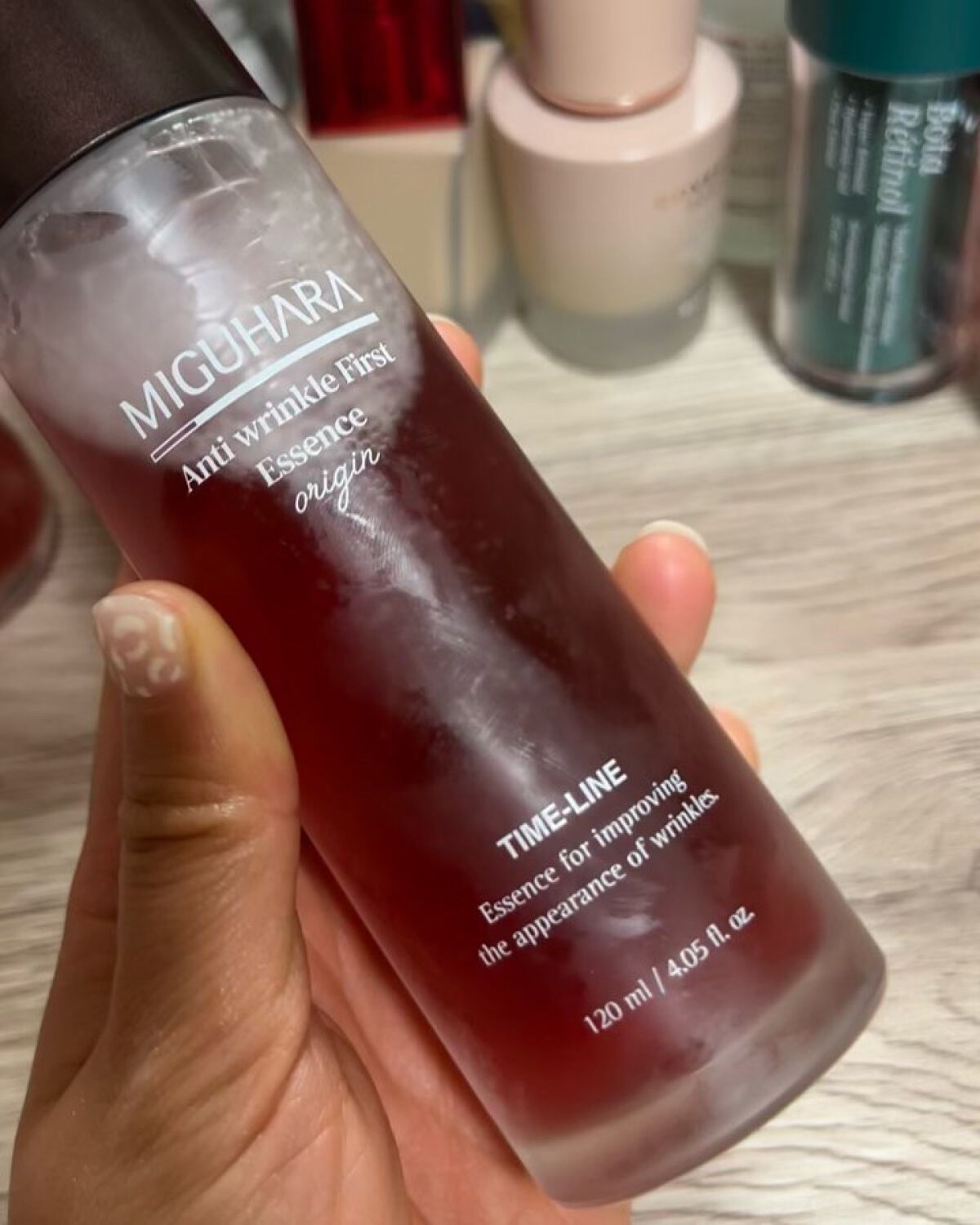アンチリンクルエフェクトアンプルオリジン/MIGUHARA/美容液を使ったクチコミ（3枚目）