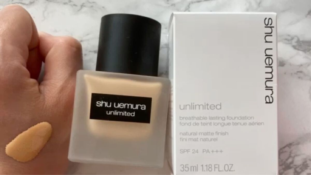 （旧）アンリミテッド ラスティング フルイド/shu uemura/リキッドファンデーションを使ったクチコミ（1枚目）