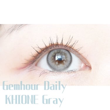 khione 1day/Gemhour lens/ワンデー（１DAY）カラコンを使ったクチコミ（4枚目）