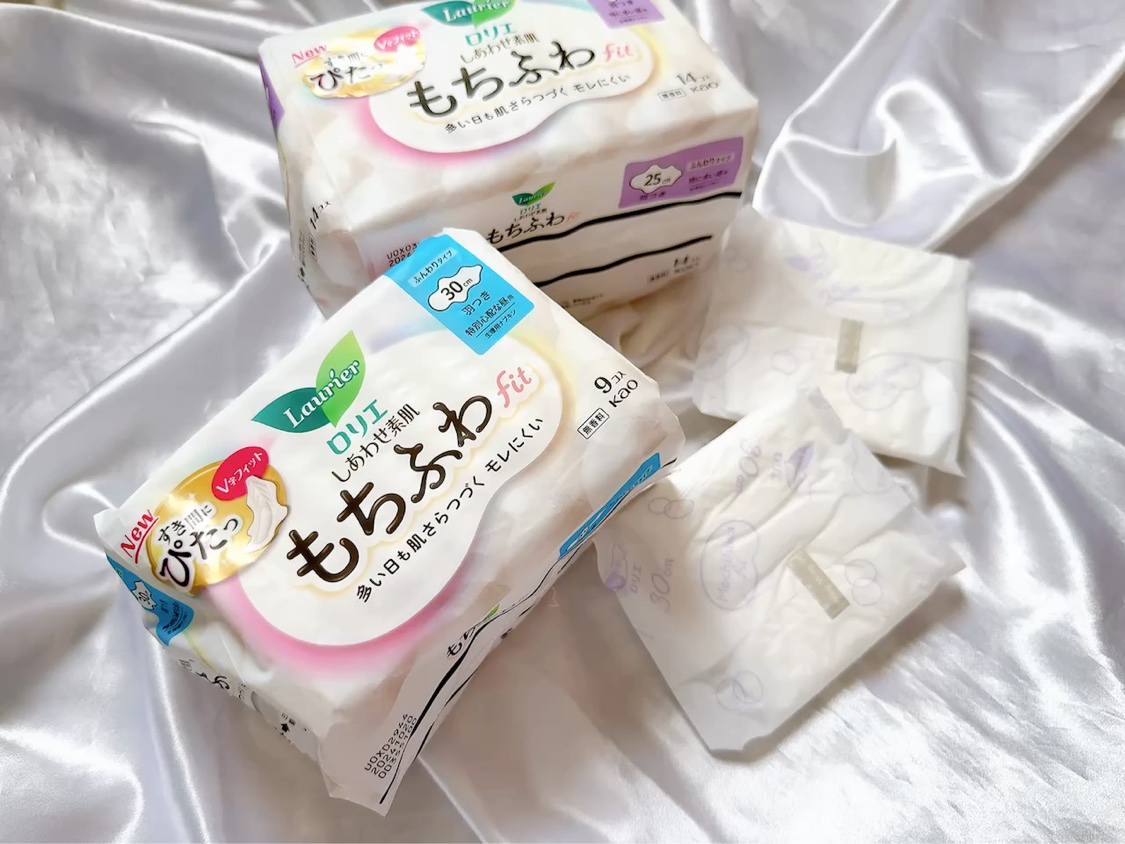 ロリエ もちふわ fit 25cm 羽つき 14コ入 (医薬部外品 )/ロリエ/ナプキンを使ったクチコミ（3枚目）