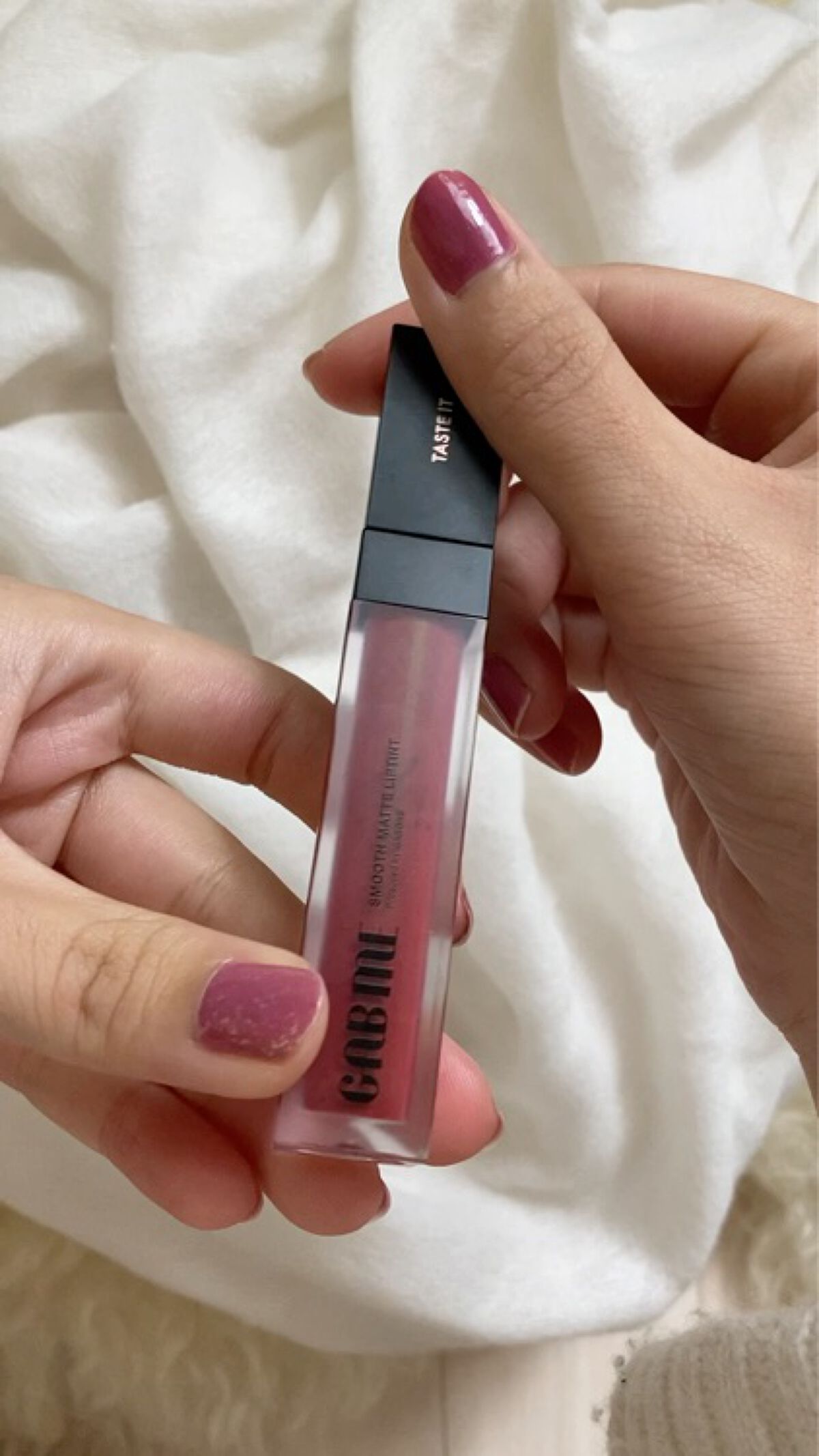 スムースマットリップティント 03 ピタヤ (ダスティピンク)/GAB ME/リップティントを使ったクチコミ（3枚目）