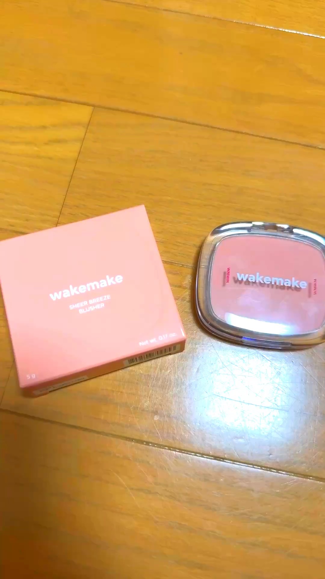 シアーブリーズブラッシャー/wakemake/パウダーチークの動画クチコミ3つ目