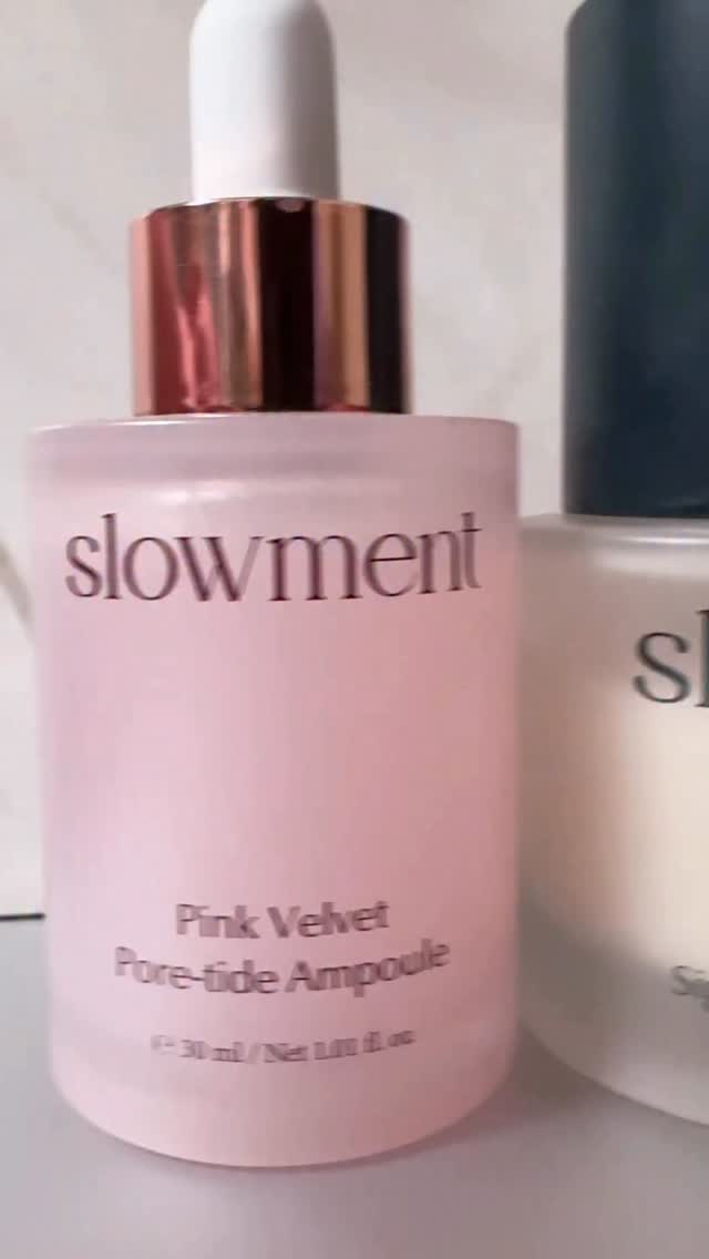 ピンク ベルベット ポアタイド アンプル/slowment/美容液の動画クチコミ2つ目