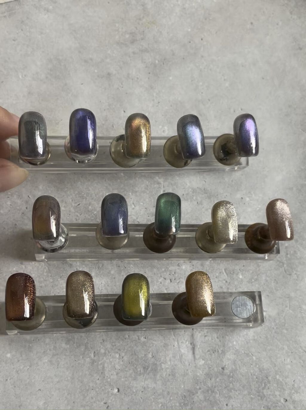 ラブリーキャッツアイジェル/グレースジェル/ジェルネイルを使ったクチコミ（1枚目）