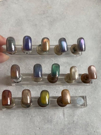 ラブリーキャッツアイジェル/グレースジェル/ジェルネイルを使ったクチコミ(1枚目)