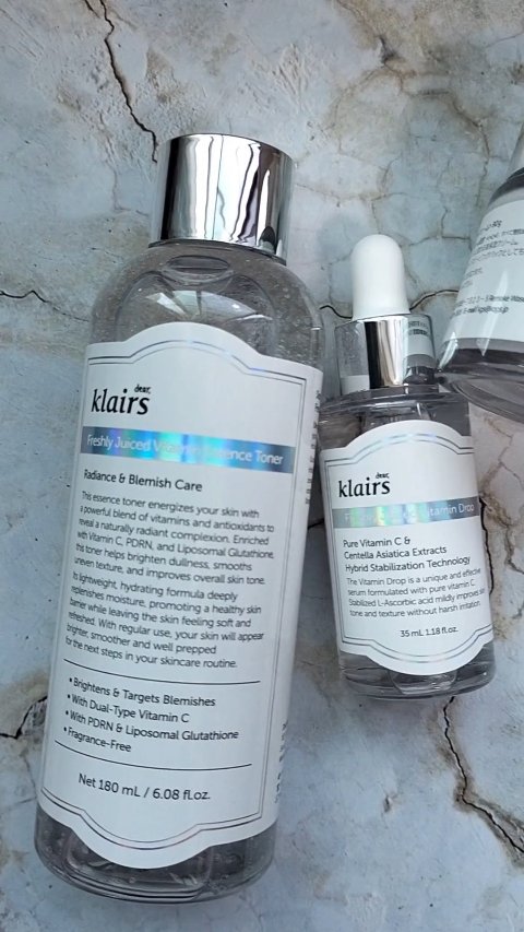 フレッシュリージュースドビタミンドロップ(35ml)/Klairs/美容液を使ったクチコミ（1枚目）