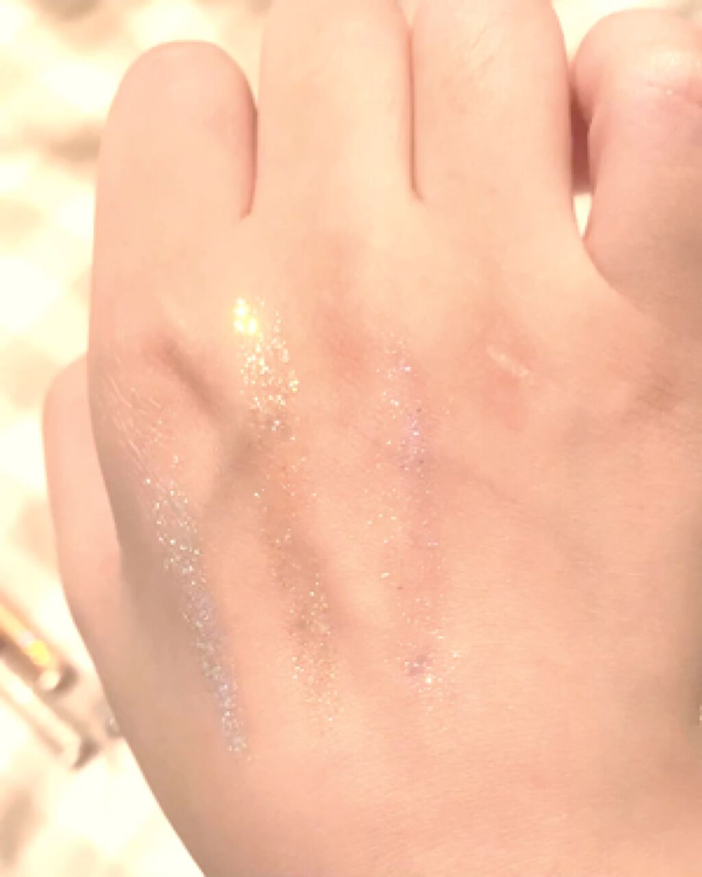 リキッド グリッター シャドウ/rom&nd/グリッターを使ったクチコミ（3枚目）