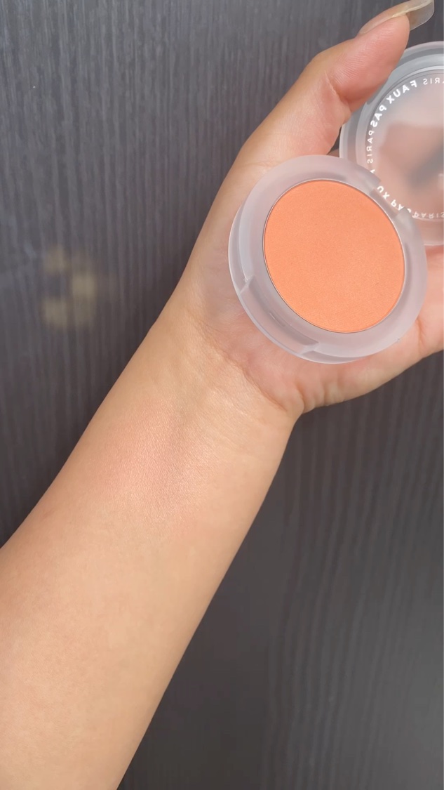 ワイナリーチークトリップ/FAUX PAS PARIS/パウダーチークを使ったクチコミ（3枚目）