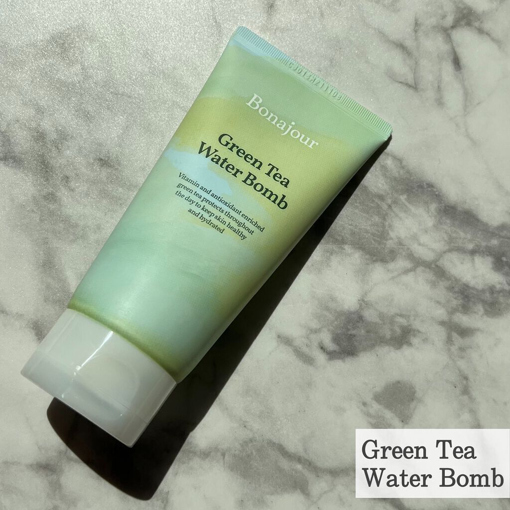 グリーンティーウォーターボム/Bonajour/フェイスクリームを使ったクチコミ（1枚目）