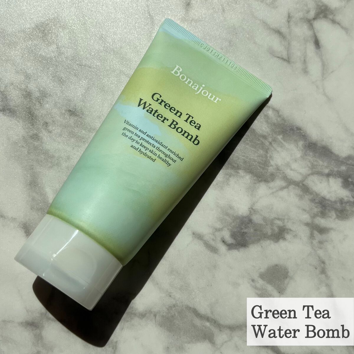 グリーンティーウォーターボム/Bonajour/フェイスクリームを使ったクチコミ（1枚目）