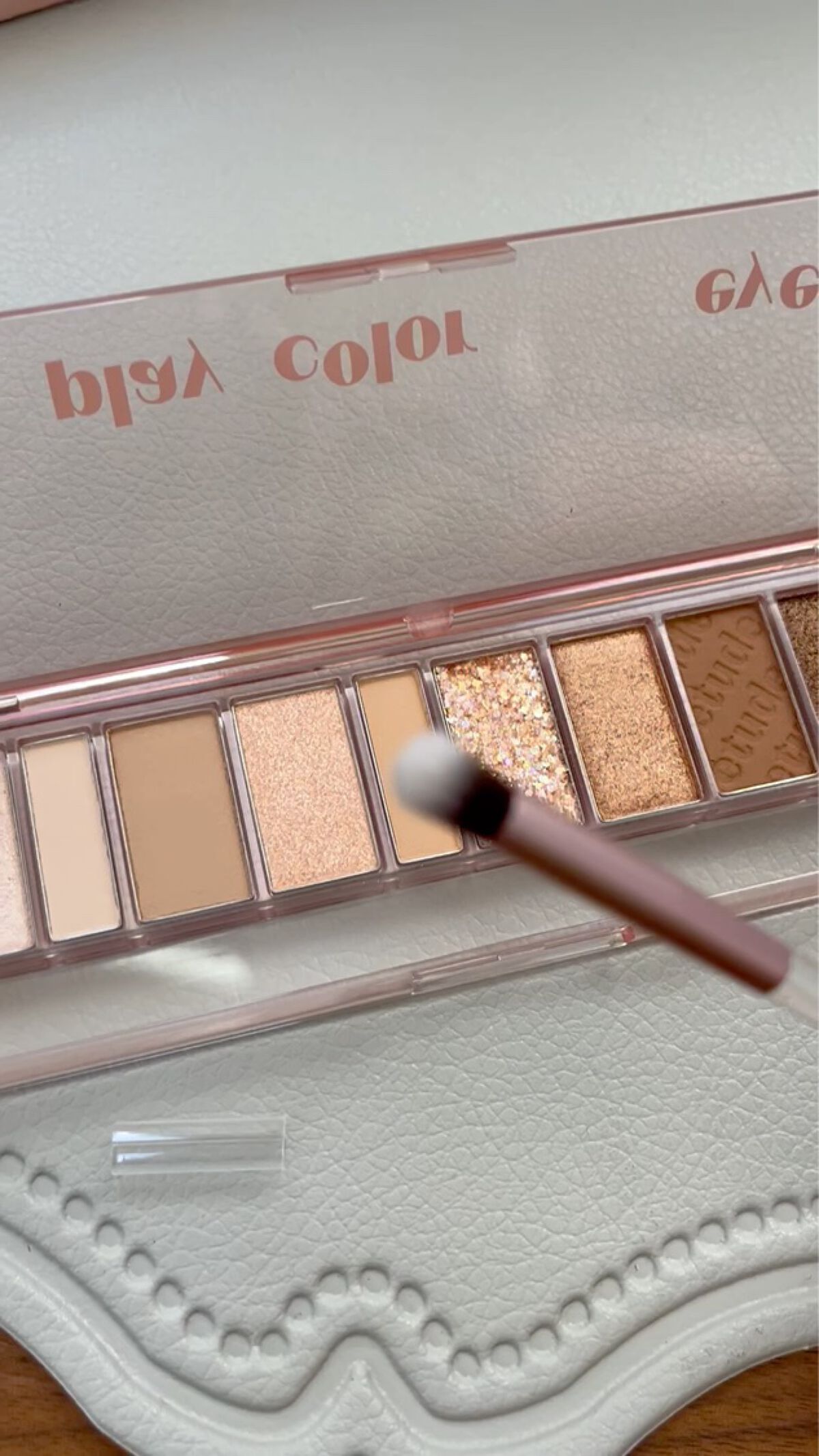 プレイカラー アイシャドウ/ETUDE/アイシャドウパレットを使ったクチコミ（3枚目）